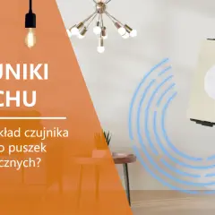 Czujnik ruchu w nowoczesnym wnętrzu. Dowiedz się, jak działa ten inteligentny czujnik.