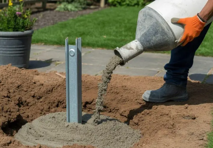 Jaki beton pod słupki ogrodzeniowe? Wybierz najlepszy dla trwałości