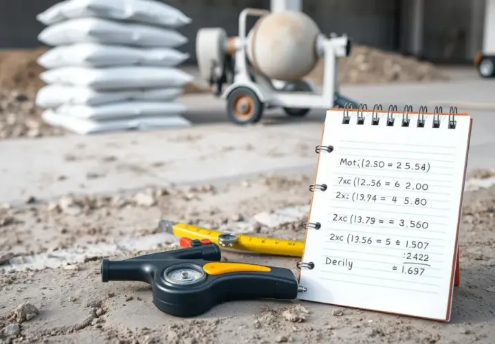 Ile cementu na 1m3 betonu B25? Kluczowe informacje, które musisz znać