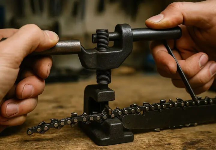 Jak skrócić łańcuch pilarki bez ryzyka uszkodzenia narzędzia