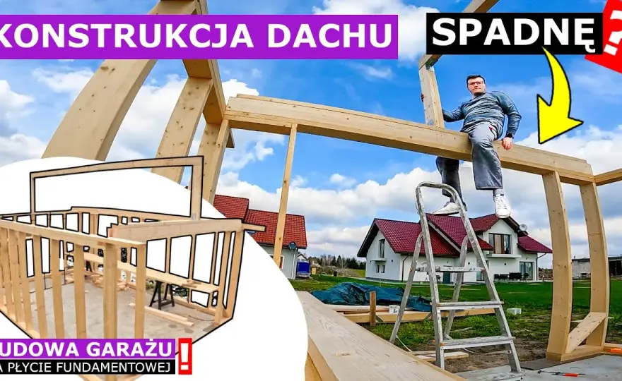 Jak zrobić dach dwuspadowy na garażu - uniknij najczęstszych błędów